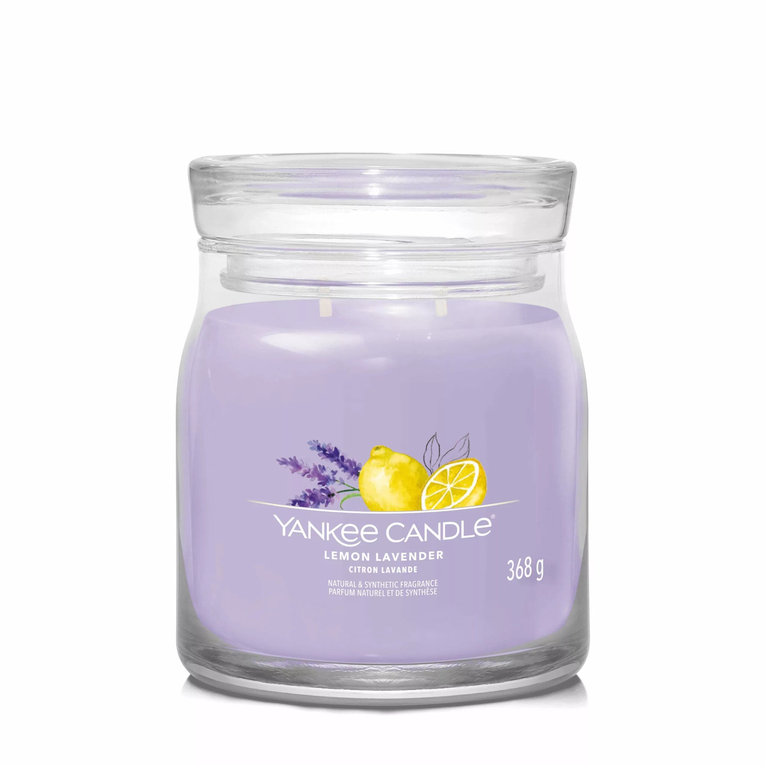 Yankee Candle Candle Yankee Candle Signature Medium Jar Lemon Lavender 368g (7808536608857)