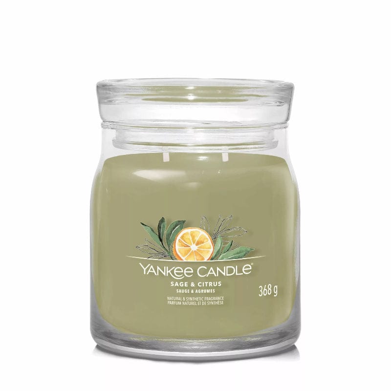 Yankee Candle Candle Yankee Candle Signature Medium Jar Sage & Citrus 368g (7915406721113)