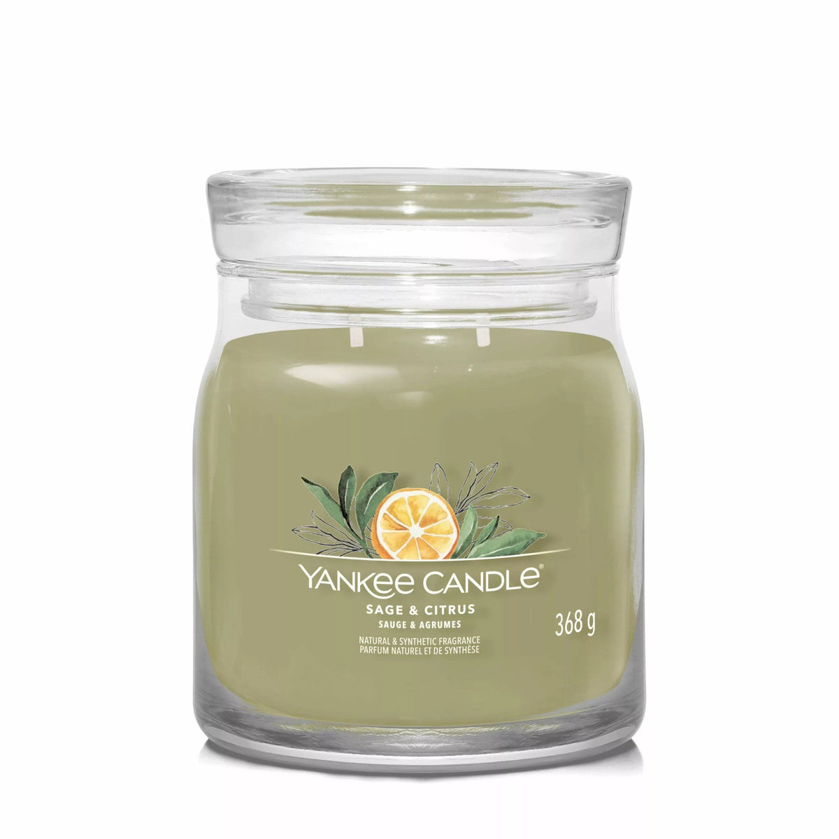 Yankee Candle Candle Yankee Candle Signature Medium Jar Sage & Citrus 368g (7915406721113)