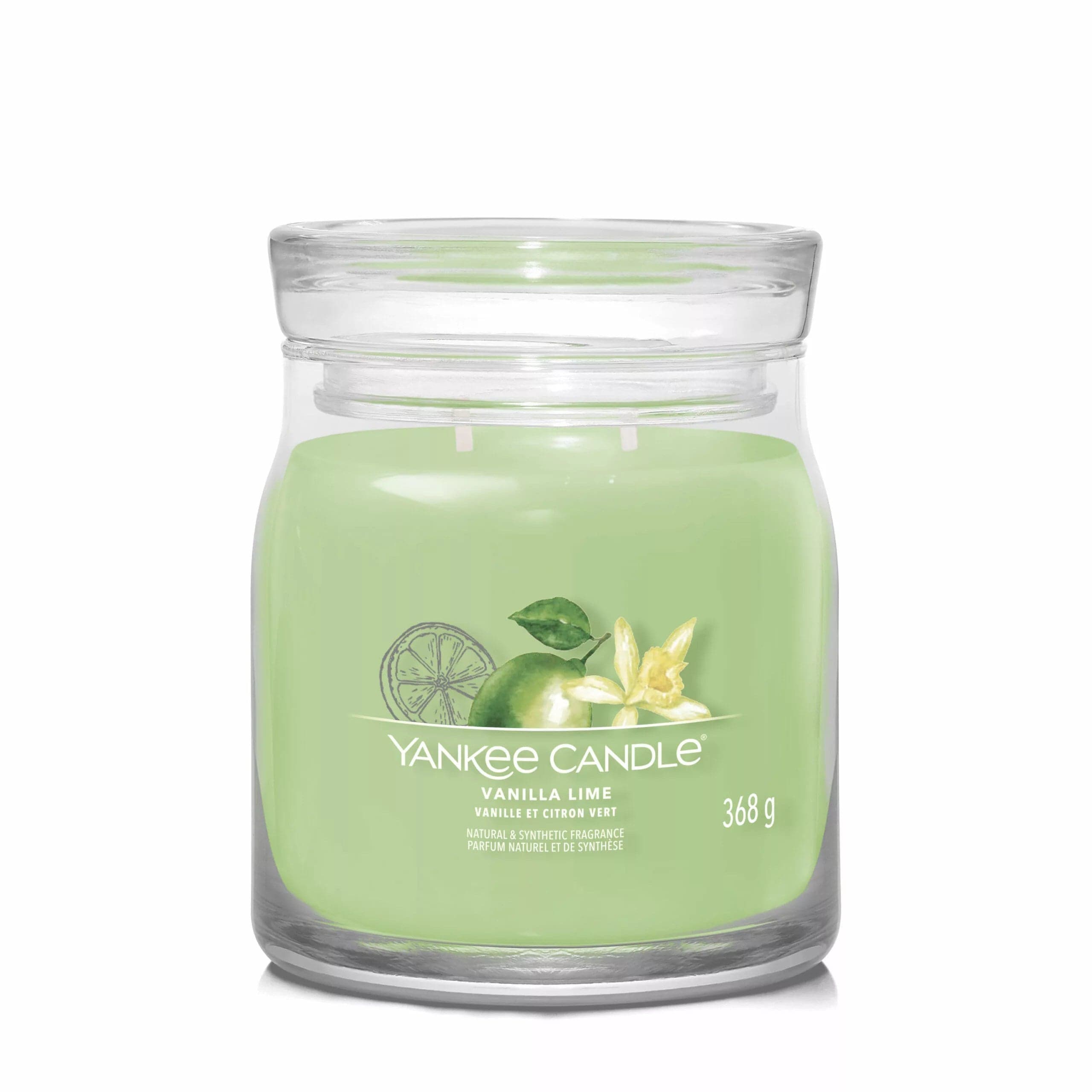 Yankee Candle Candle Yankee Candle Signature Medium Jar Vanilla Lime 368g