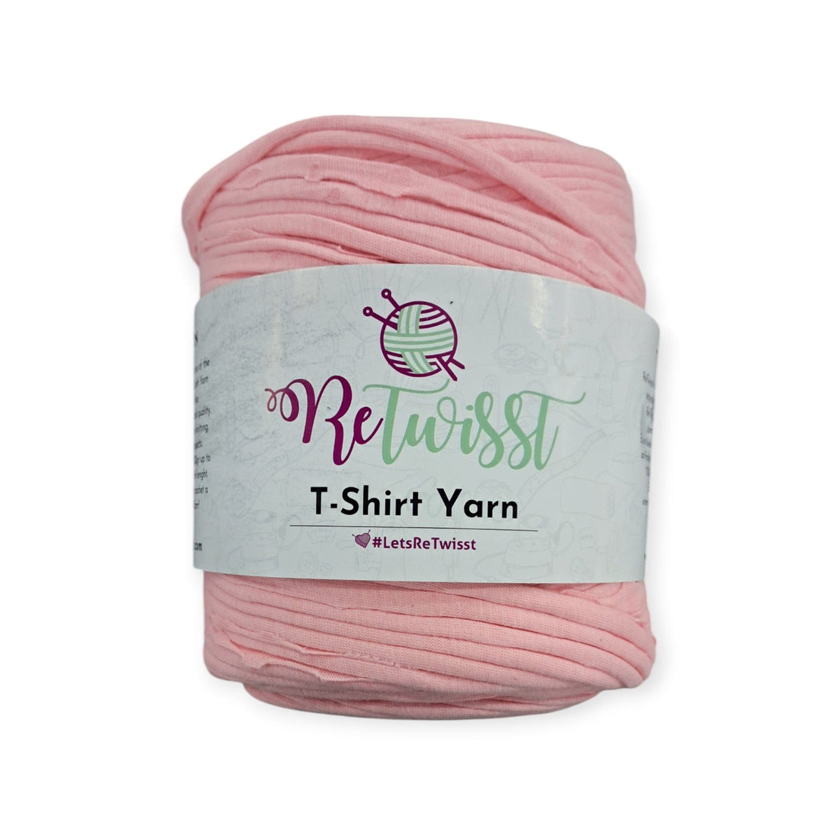 YARN HABBY Baby Pink T-shirt Yarn 650 g (7641900089433)