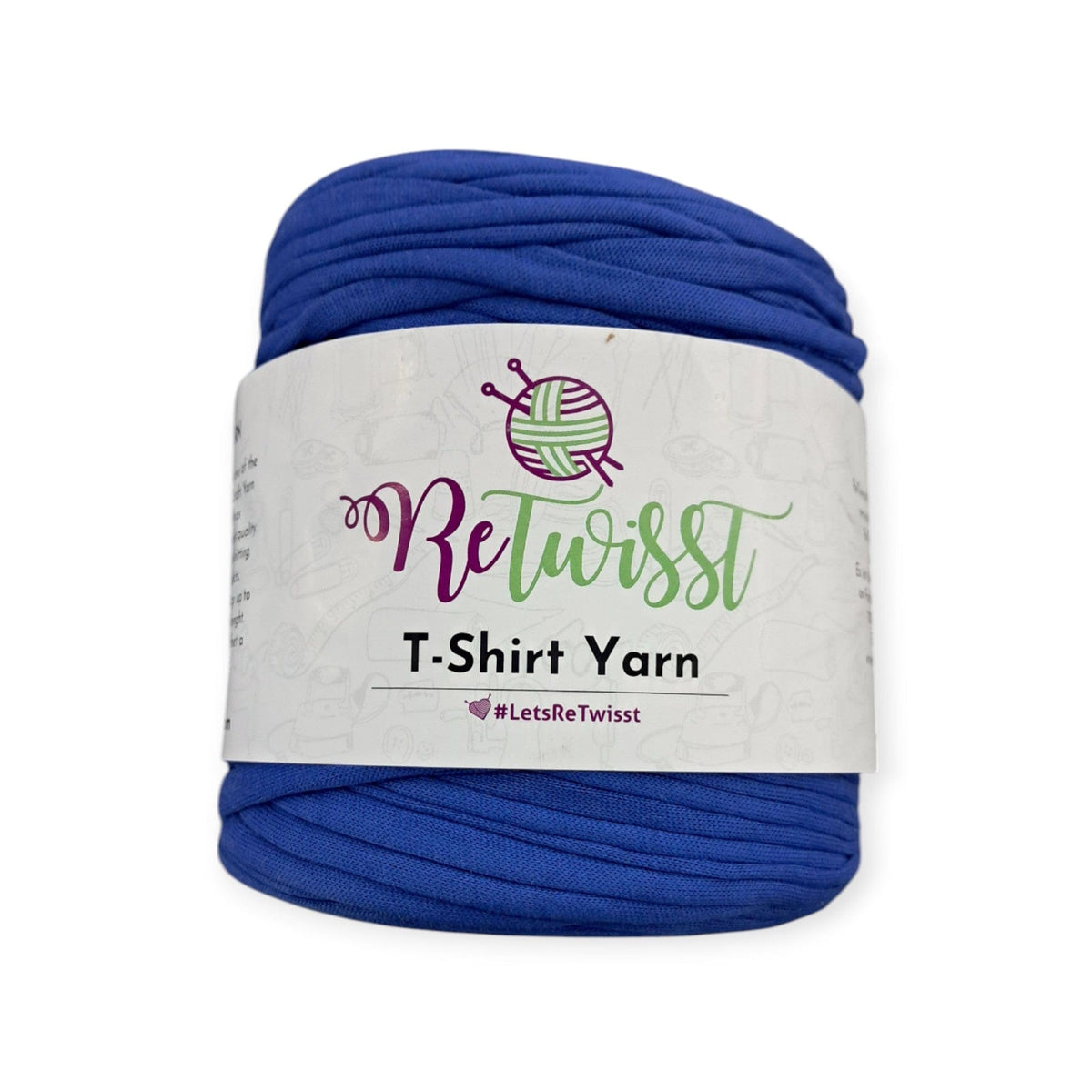 YARN HABBY Royal Blue T-shirt Yarn 650 g (7641900089433)