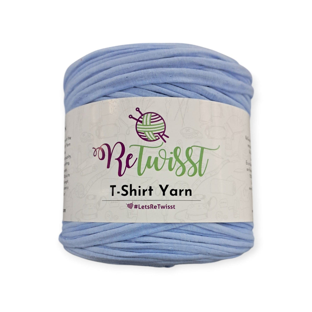 YARN HABBY Sky Blue T-shirt Yarn 650 g (7641900089433)