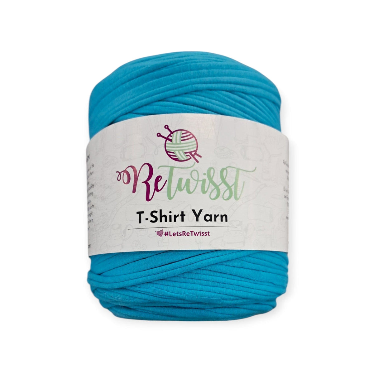 YARN HABBY Turquoise T-shirt Yarn 650 g (7641900089433)