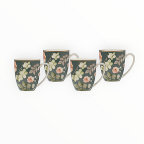 Maxwell & Williams Arcadia Coupe Mug Set of 4 Green 420ml YD0039