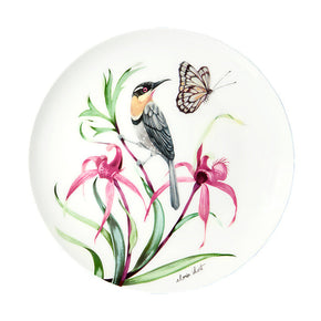 Maxwell & Williams Eloise Short Lyric Plate Spinebill Honeyeater 20cm YD0230