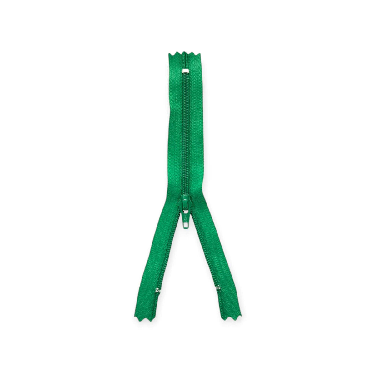 YKK ZIPS HABBY 15cm YKK Nylon Zip DK Emerald 15cm (7822486372441)