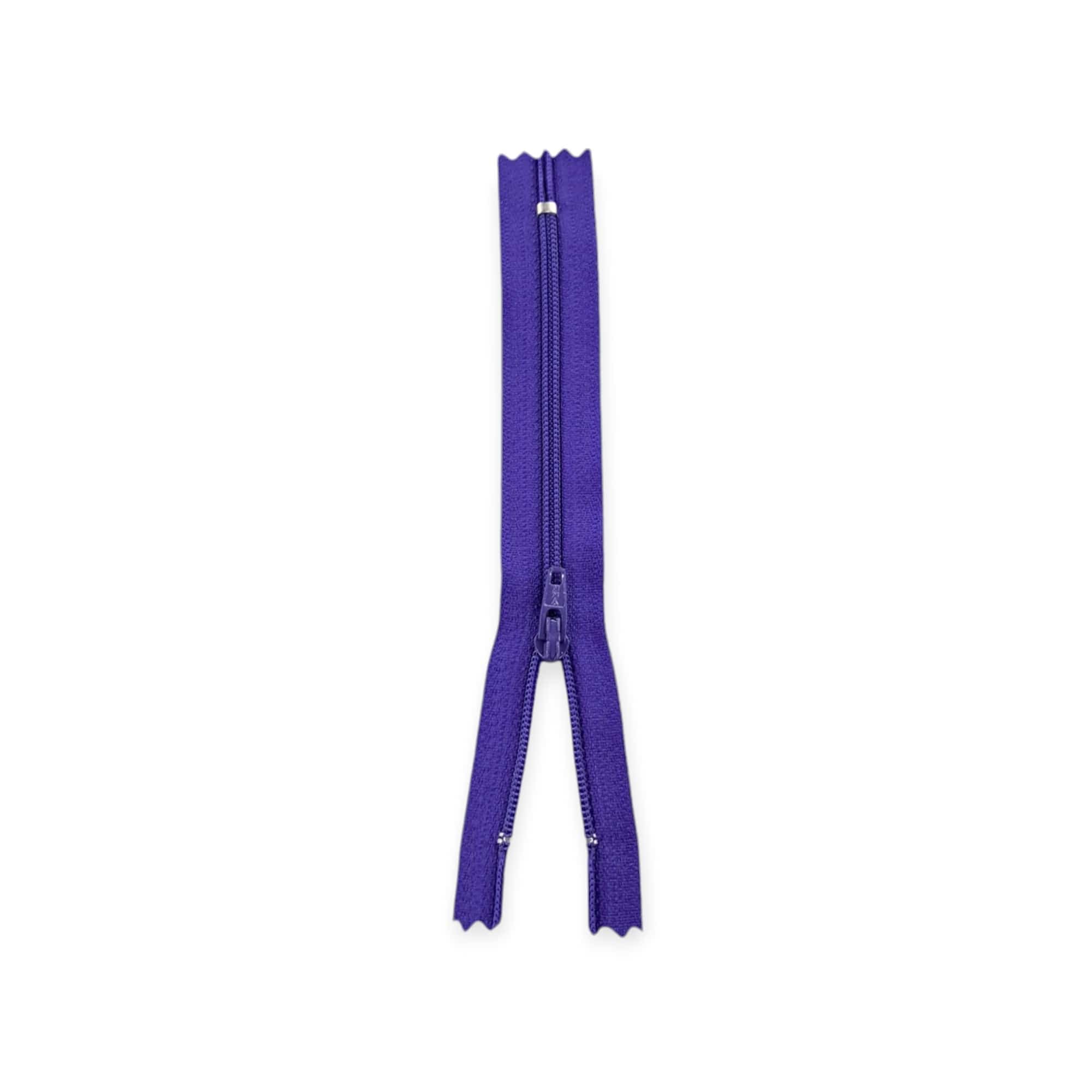 YKK ZIPS HABBY 15cm YKK Nylon Zip Purple 60cm (7817694838873)