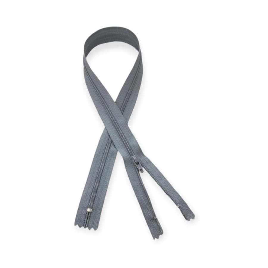 YKK ZIPS HABBY 35cm / DK Grey YKK Nylon Zip DK Grey (7787932188761)