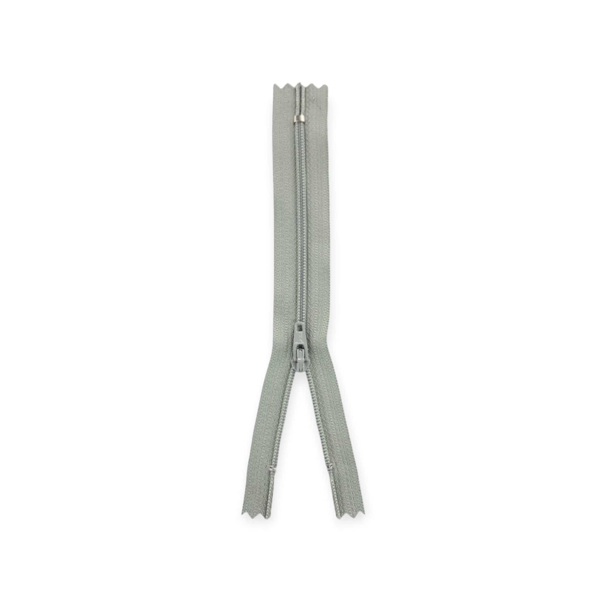 YKK ZIPS HABBY YKK Nylon Zip LT Grey (7817689989209)