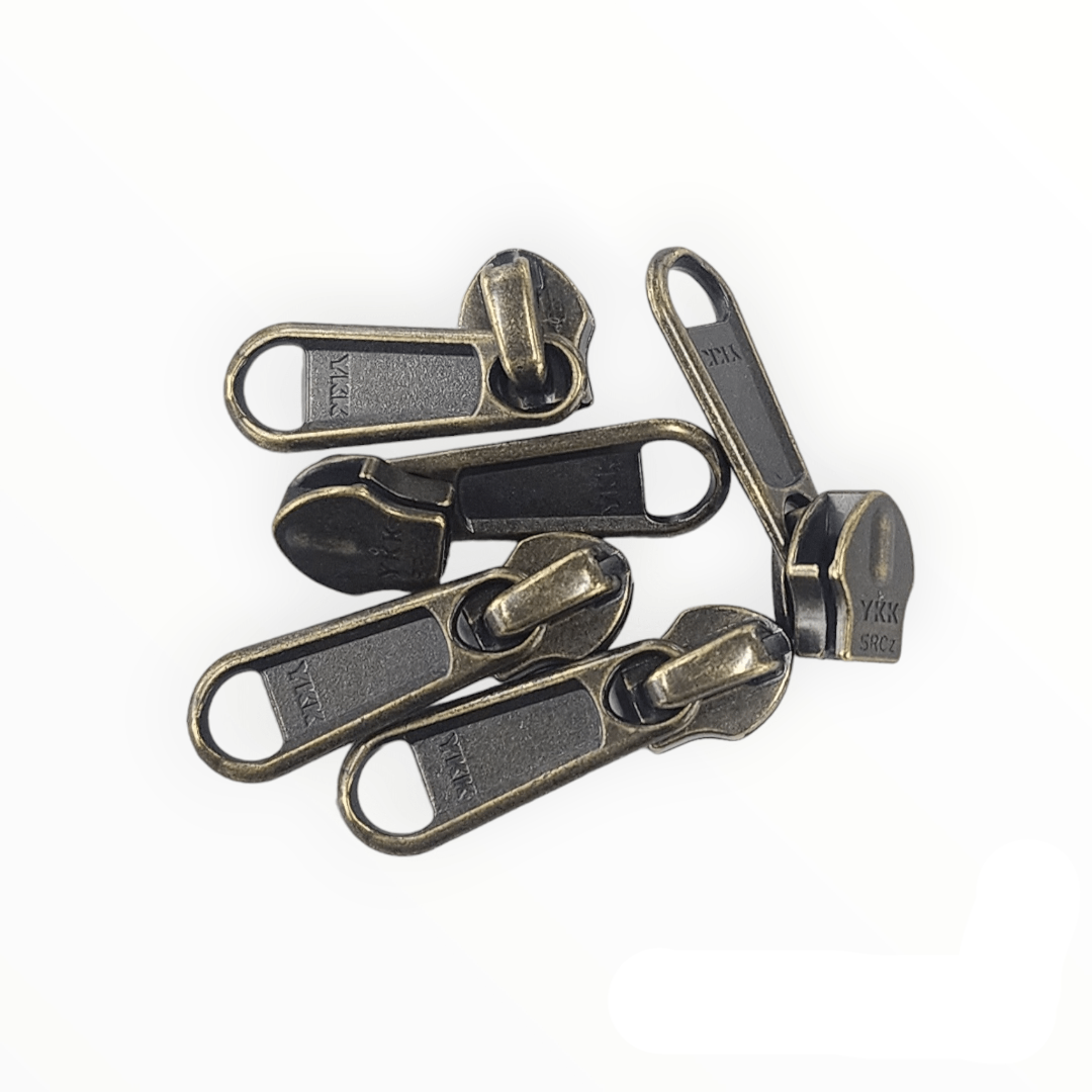 YKK ZIPS Habby Ykk Zip Slider #5 Antbrass (7490011988057)