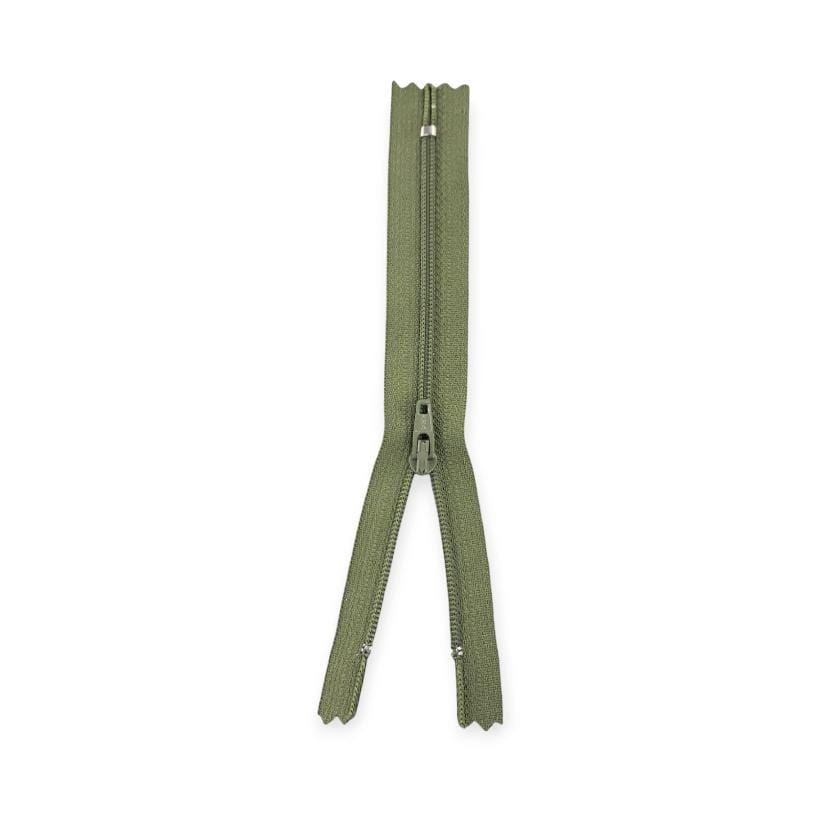 YKK ZIPS ZIP 25cm / olive YKK Nylon Zip Olive (7782980255833)