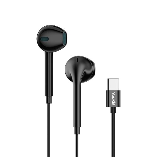 Yookie Earphones Yookie YTL-09 Wired Earphones Type-C – Black