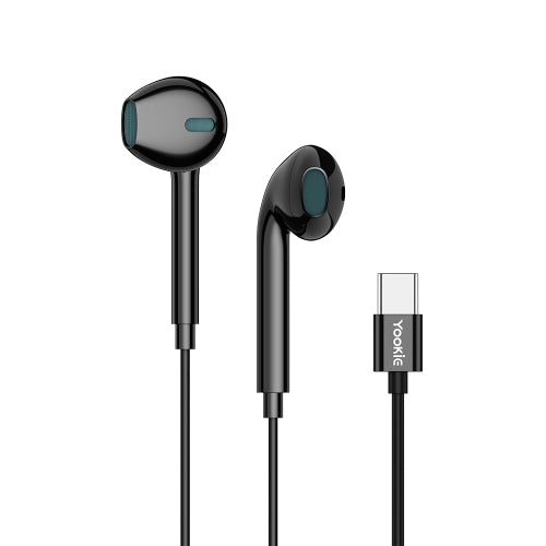 Yookie Earphones Yookie YTL-09 Wired Earphones Type-C – Black