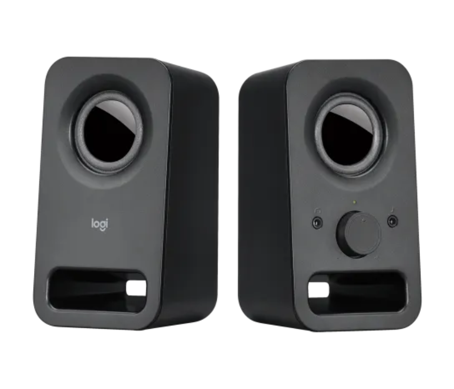Logitech Z150 Compact Multimedia Stereo Speakers, Integrated Controls,6W.
