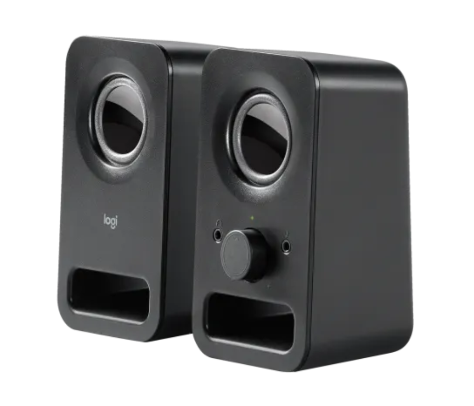 Logitech Z150 Compact Multimedia Stereo Speakers, Integrated Controls,6W.