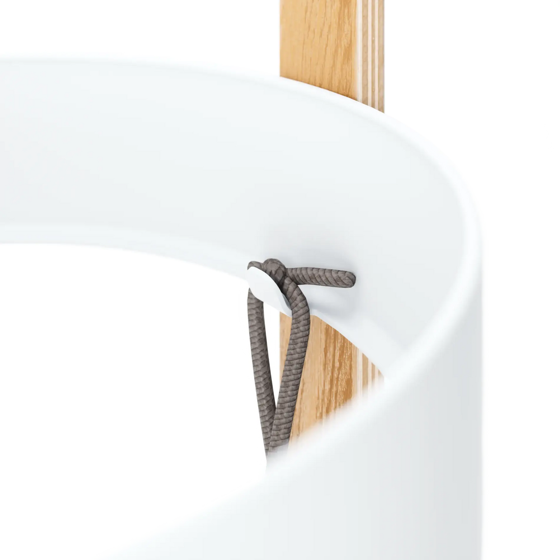 Umbra Bellwood Umbrella Stand White & Natural UMB320240668
