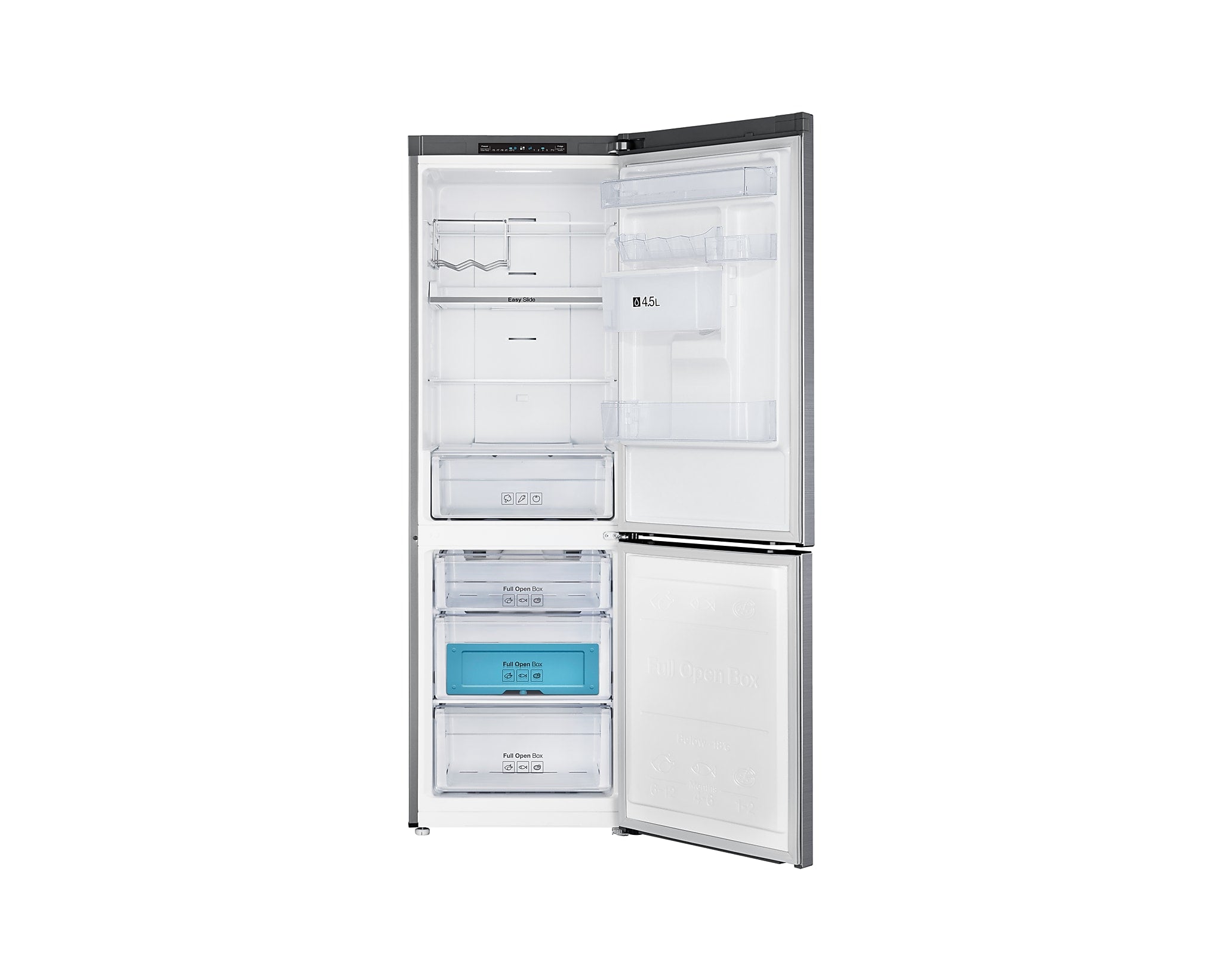 Samsung 303L Silver Fridge Freezer Combi RB30J3611SA