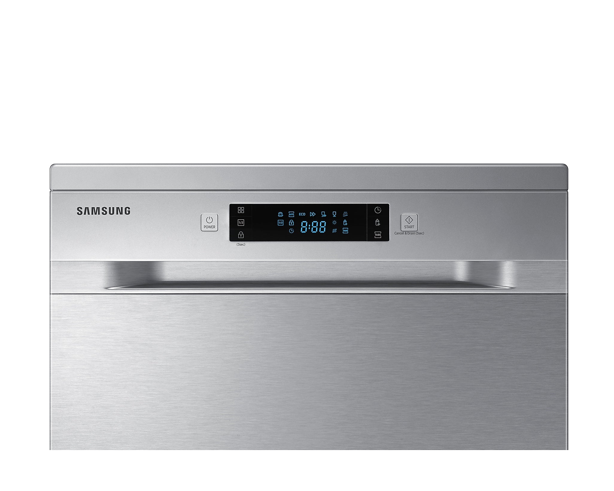 Samsung 14 Place Dishwasher With Wide Led Display Silver DW60M5070FS