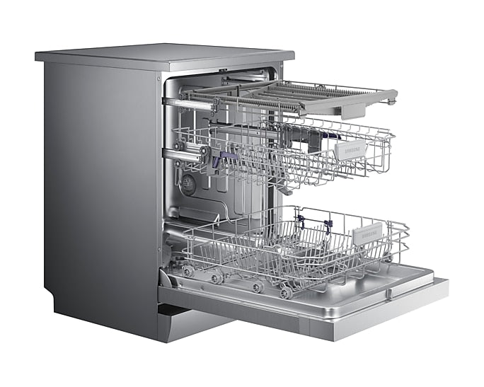Samsung 14 Place Dishwasher With Wide Led Display Silver DW60M5070FS