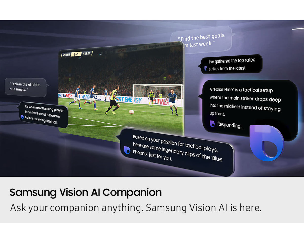 Samsung 50" Mini LED M70H AI 4K Vision Smart TV – UA50M70HAUXXA.