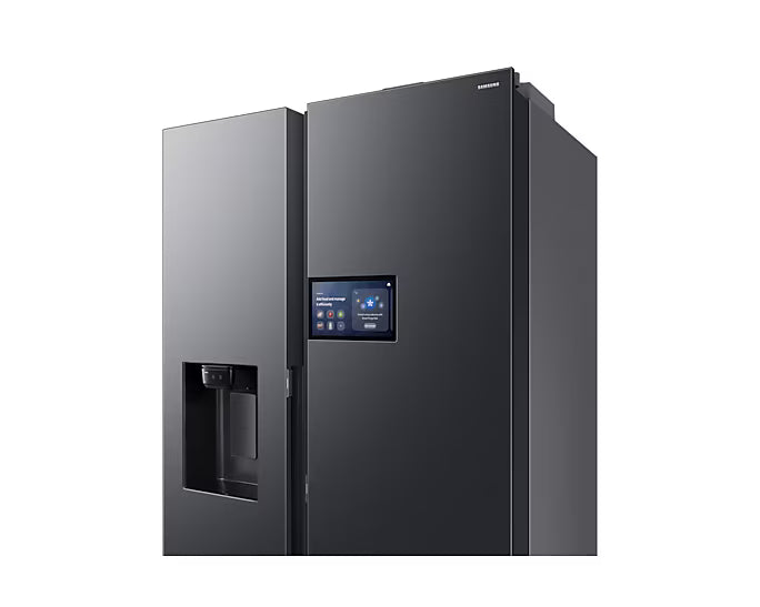 Bespoke AI Side by Side, 9” AI Home screen, Plumbed, Black , 594L