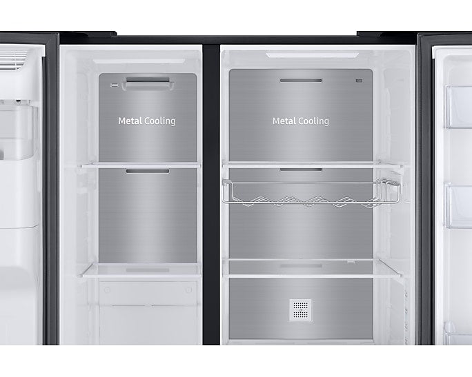 Samsung 602 L Gentle Black Side by Side 3-Door RS65R5691B4