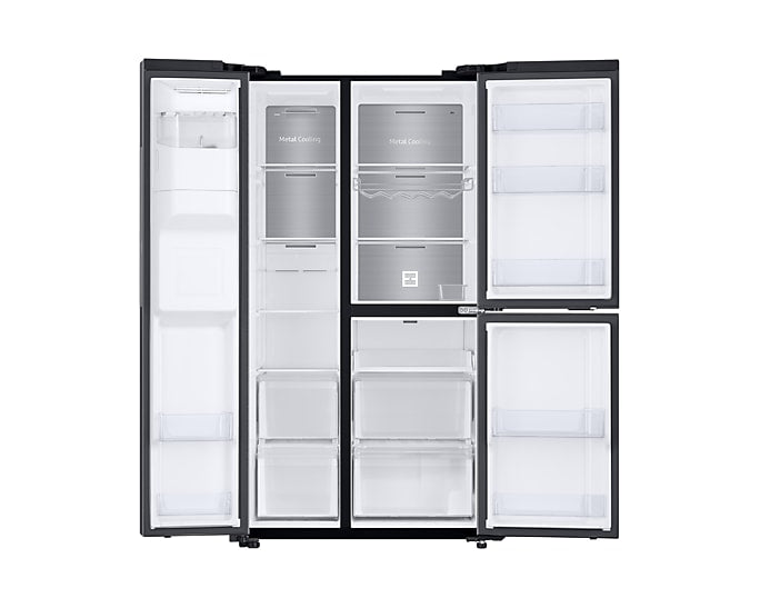 Samsung 602 L Gentle Black Side by Side 3-Door RS65R5691B4