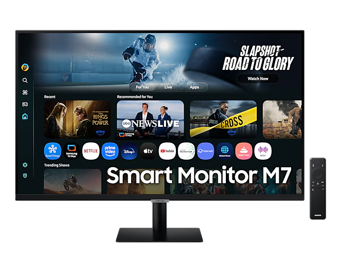 Samsung 32'' Smart Monitor M7 M70F (Black) 4K Samsung Vision AI LS32FM700UAXXA