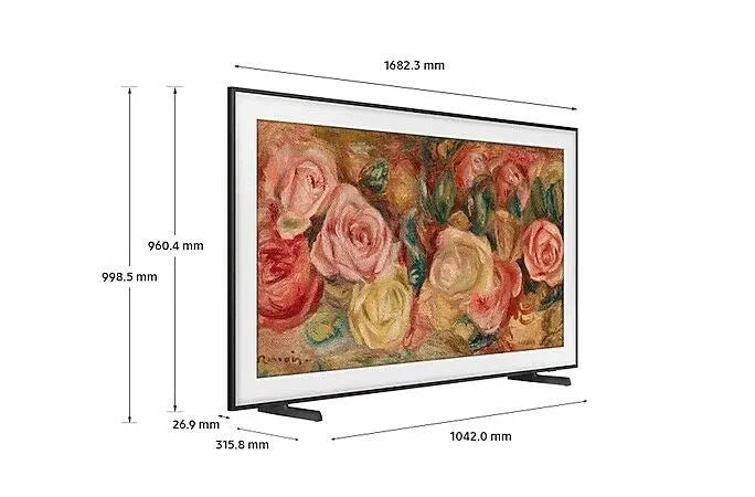 Samsung 190cm (75") The Frame LS03D QLED 4K HDR Smart TV - QA75LS03DAKXXA