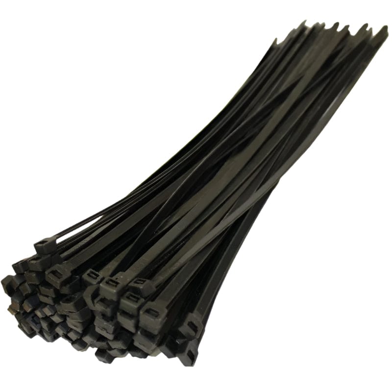 ZAP Cable tie Cable Tie 370mm x 4.8mm Black Pack of 100 (7914874536025)