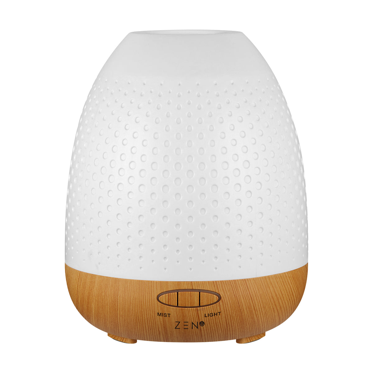 Zen Diffuser Zen Lucent Series Ultrasonic Diffuser White ZN-4004-WT