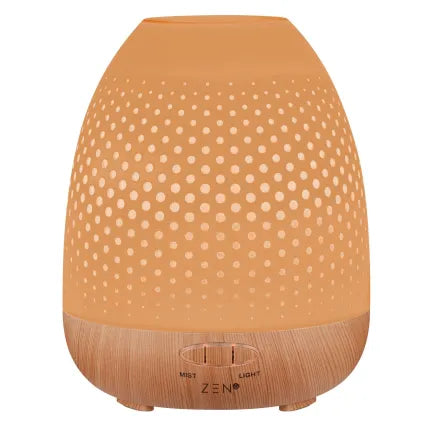 Zen Diffuser Zen Lucent Series Ultrasonic Diffuser White ZN-4004-WT