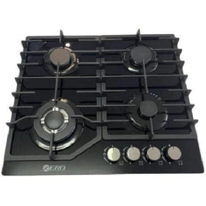 Zero Gas Hob Zero 60CM 4 Burner Black Glass Gas Hob 4BURNHOB (6550773334105)