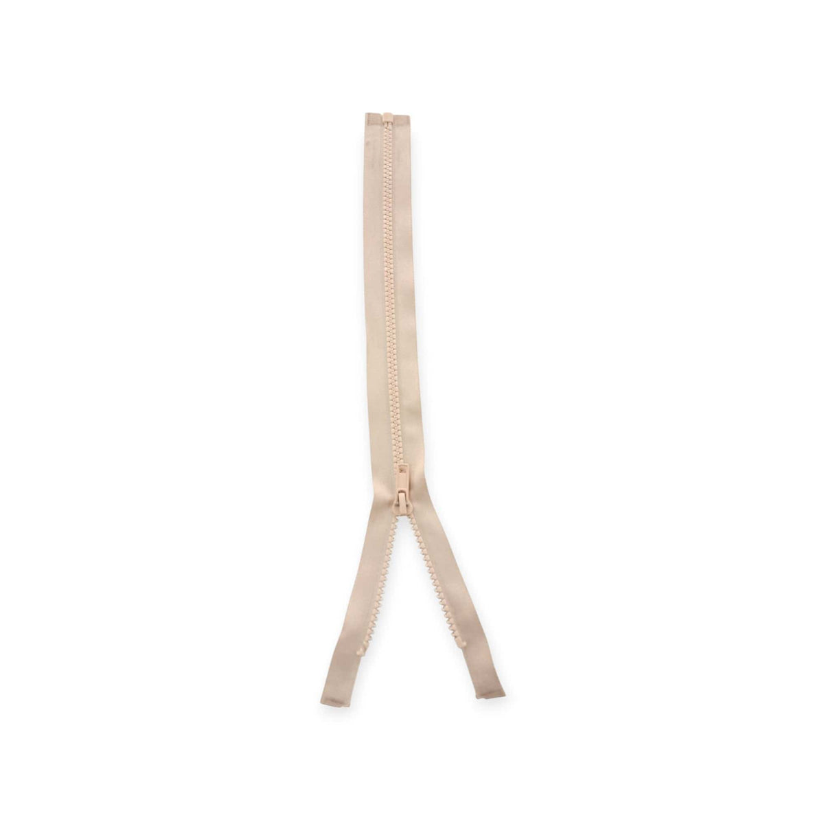 ZIPS HABBY Beige Chunky Open End Zip 35cm (7768288919641)