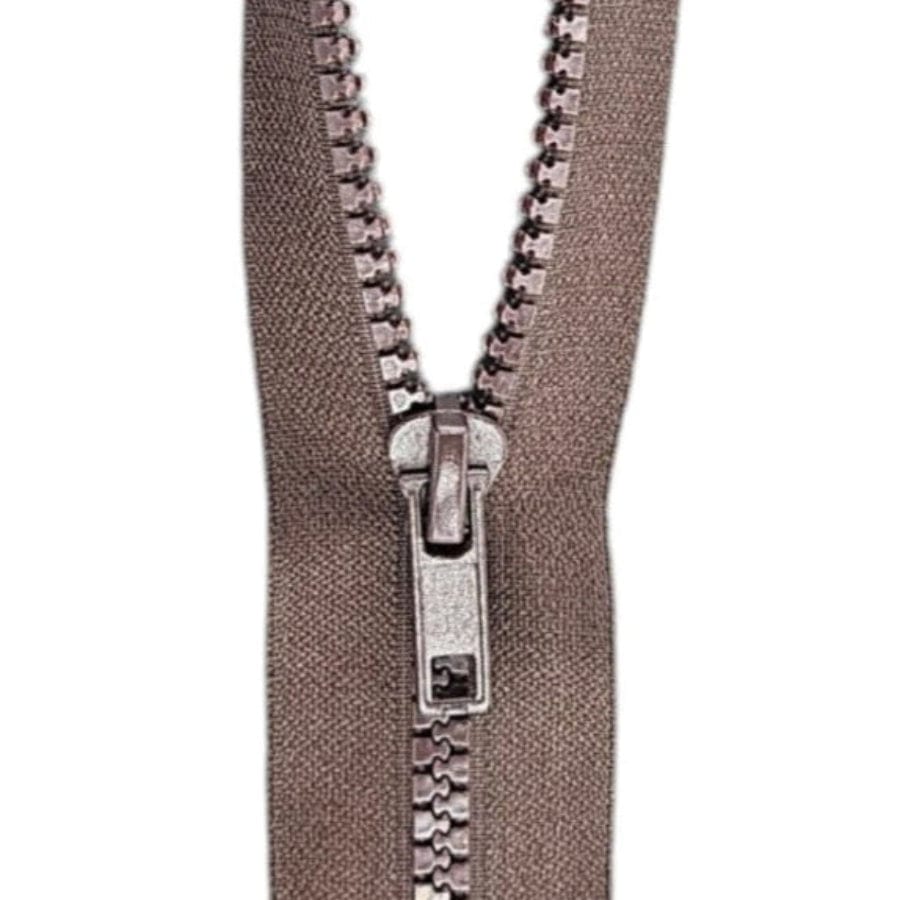 ZIPS Habby Chocolate Chunky Open End Zip 75cm