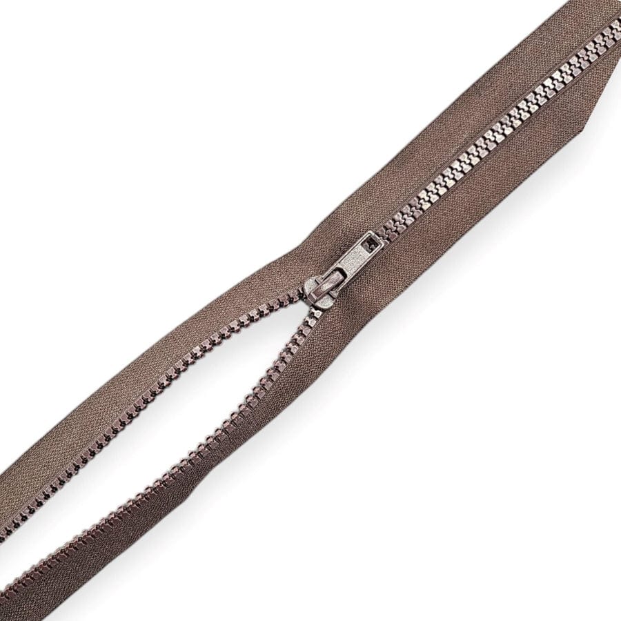 ZIPS HABBY Chocolate Chunky Open End Zip 80cm