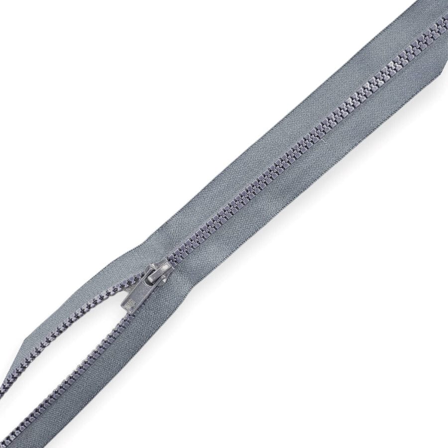 ZIPS Habby DK Grey Chunky Open End Zip 65cm