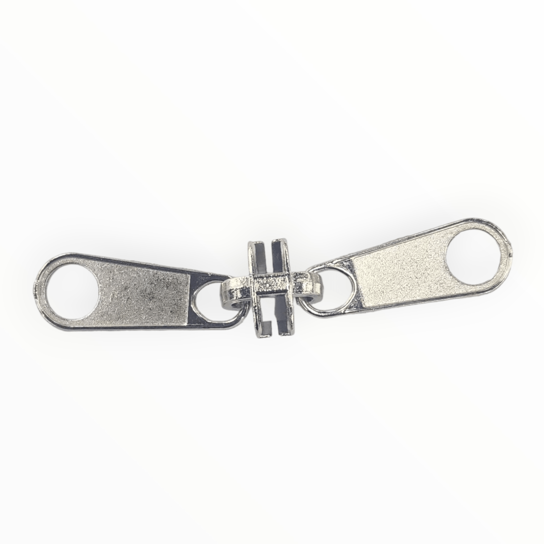 ZIPS HABBY Double Sided Zipper Size 8 Silver (7536678830169)