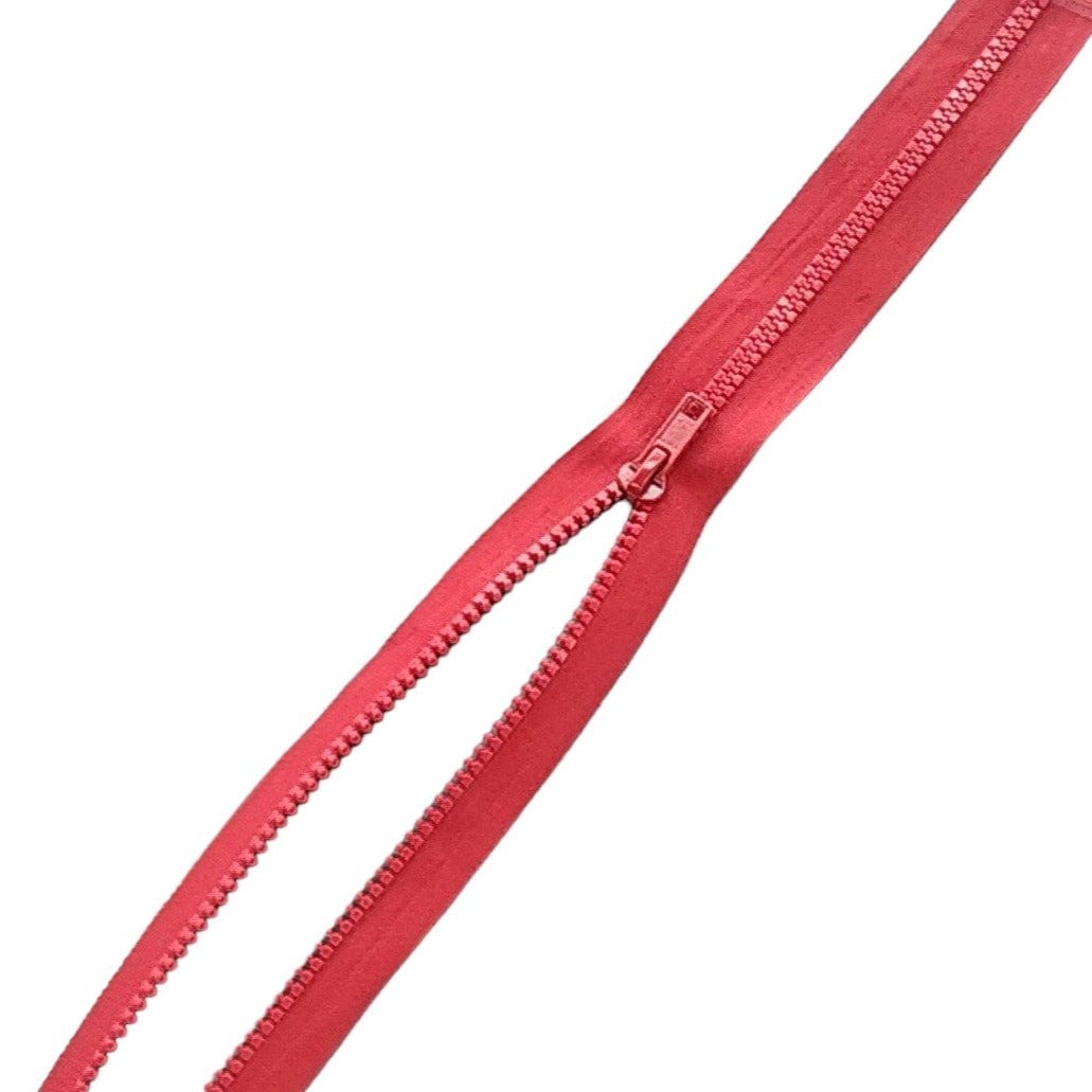ZIPS HABBY Red Chunky Open End Zip 35 cm (7768303861849) (7768224366681) (7768288919641) (7768215879769) (7768272306265)