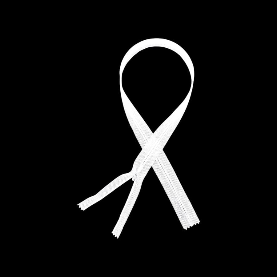 ZIPS Habby White Invisible Zip 55cm