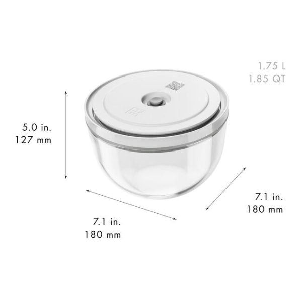 Zwilling Food Storage Zwilling Fresh & Save Bowls 3 Piece Glass ZW-1031016