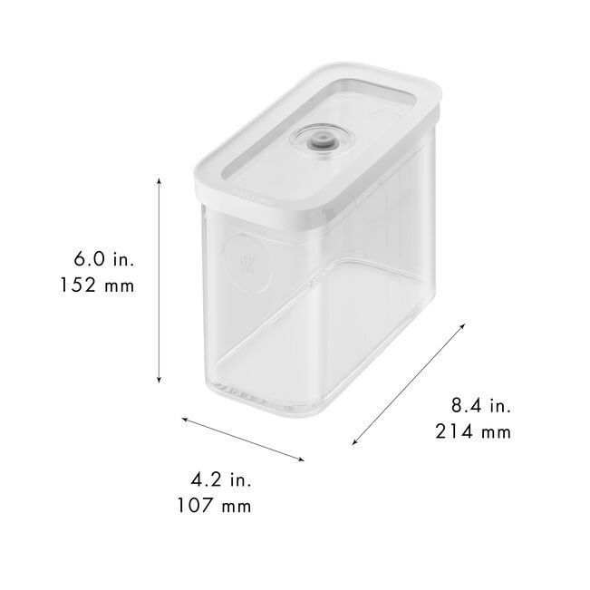 Zwilling Food Storage Zwilling Fresh & Save Cube Food Storage 2M 1.8L Transparent White ZW-1025127