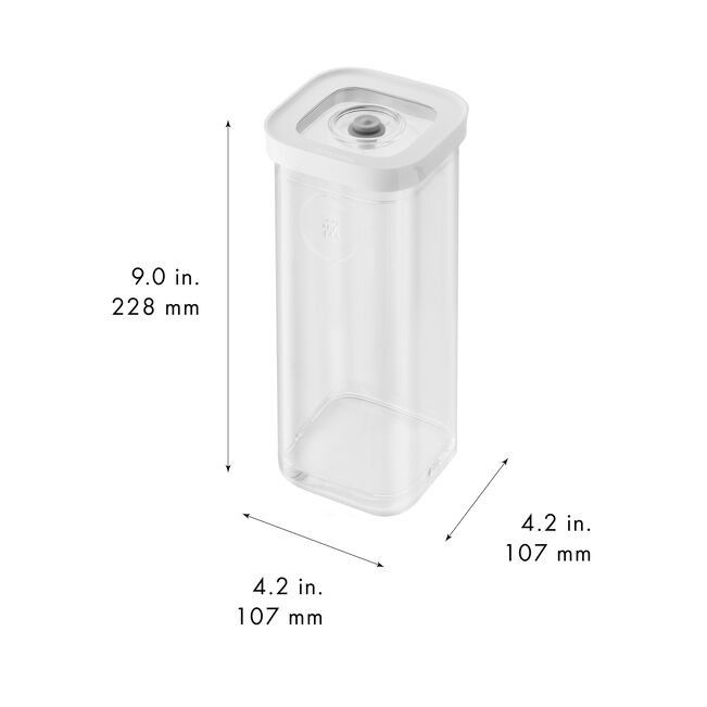 Zwilling Food Storage Zwilling Fresh & Save Cube Food Storage 3S 1.3L Transparent White ZW-1025124