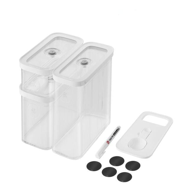 Zwilling Food Storage Zwilling Fresh & Save Cube Food Storage 5 Piece Transparent White ZW-1026082