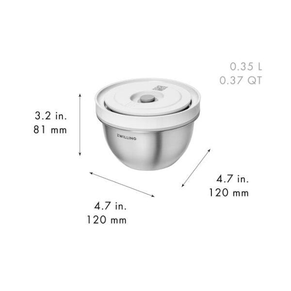 Zwilling Food Storage Zwilling Fresh & Save Stainless Steel Bowls 3 Piece ZW-1031017