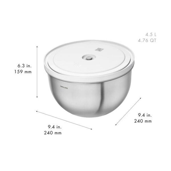 Zwilling Food Storage Zwilling Fresh & Save Stainless Steel Bowls 3 Piece ZW-1031017