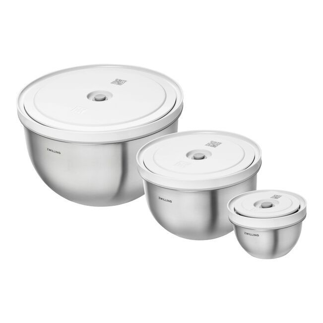 Zwilling Food Storage Zwilling Fresh & Save Stainless Steel Bowls 3 Piece ZW-1031017