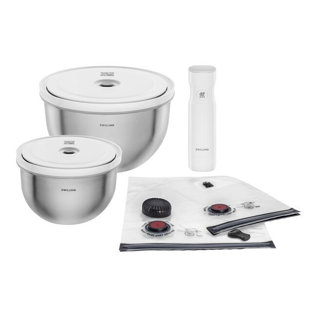 Zwilling Food Storage Zwilling Fresh & Save Stainless Steel Bowls Starter Set ZW-1031015