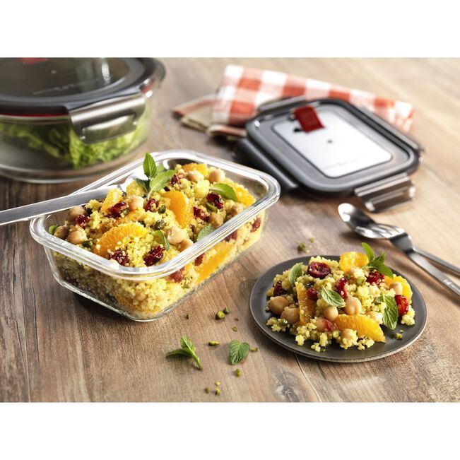Zwilling Food Storage Zwilling Gusto 600 ml Borosilicate Rectangular Glass Food Container ZW-39506-0